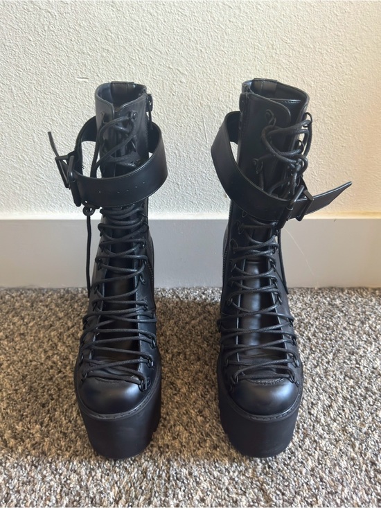 Current Mood Shoes - Dolls Kill Traitor Platform Boots
